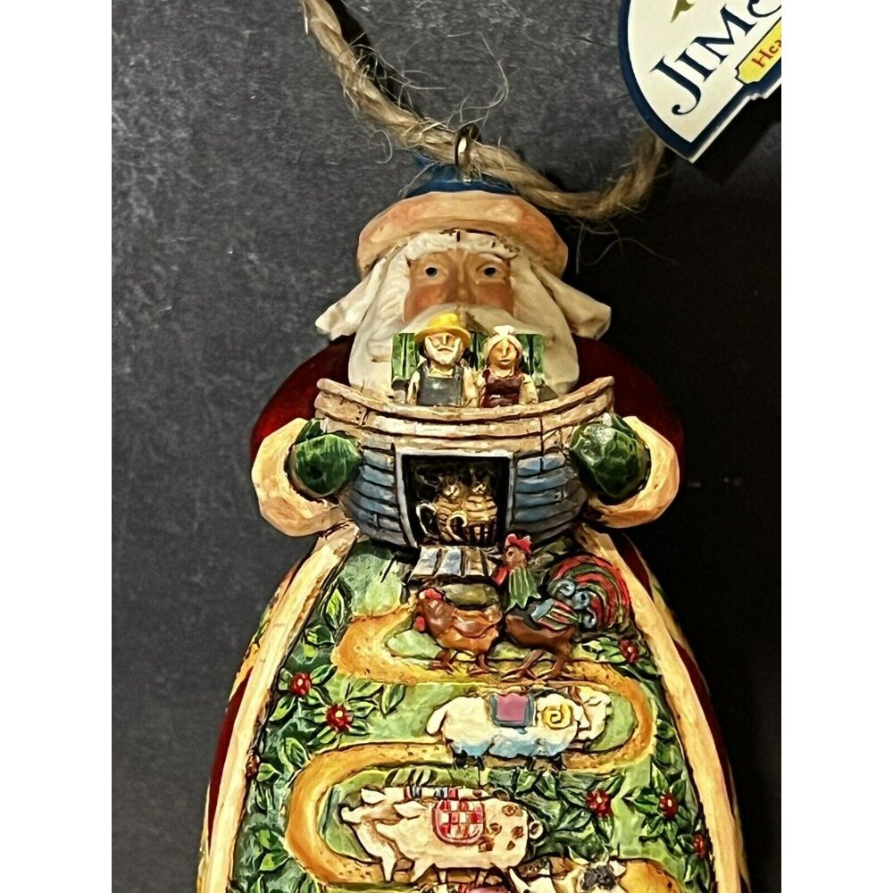 Jim Shore Santa Noahs Ark Ornament Heartwood Creek Two by Two Animal 4007947 EUC - Picture 4 of 10